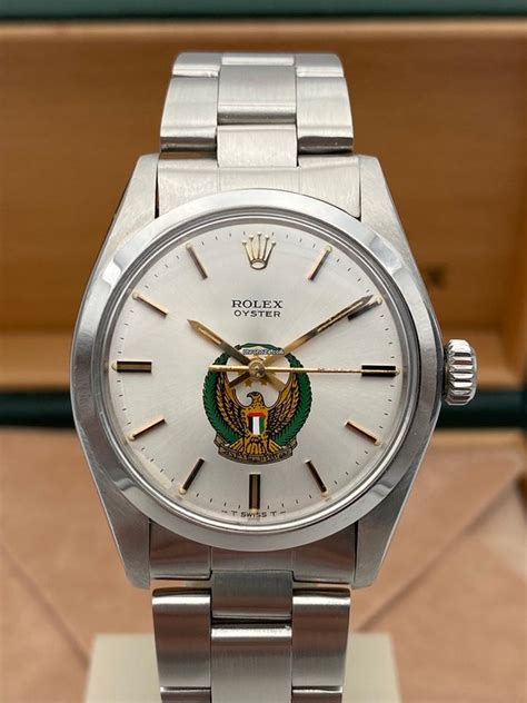 Rolex Oyster Precision UAE Armed Forces Edition Military Logo 